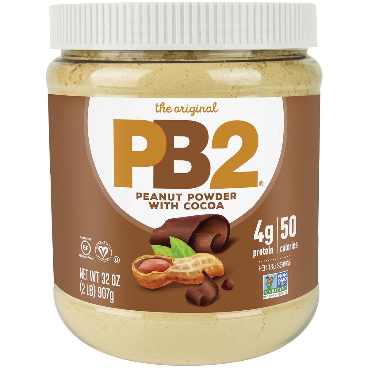 PB2 Peanut Powder with Cocoa [16 oz Twin Pack]