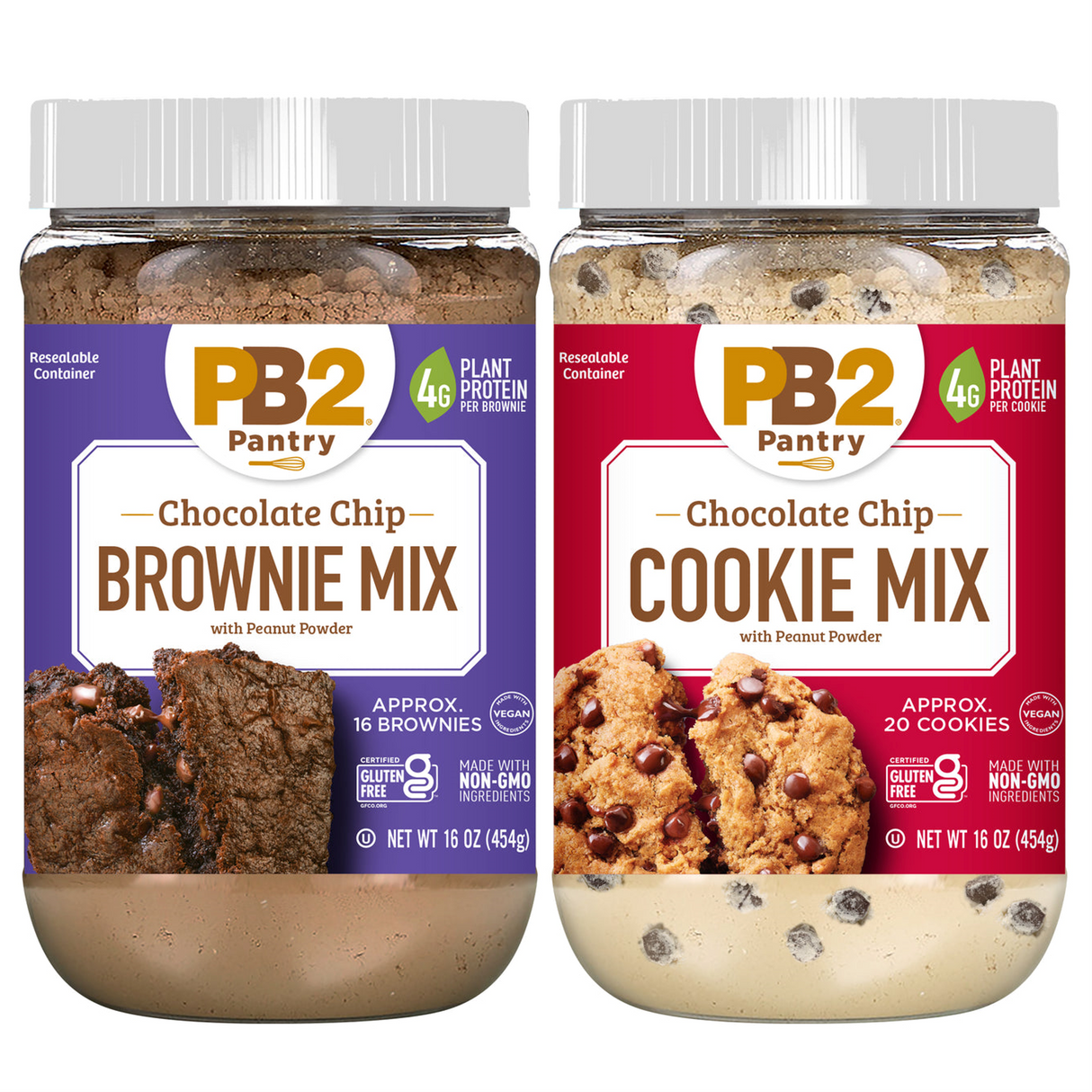 PB2 Special Bundle - Chocolate Chip Cookie Mix and Brownie Mix Bundle